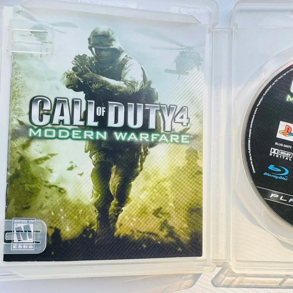 Call of Duty 4 Modern Warfare Sony PlayStation 3 PS3 2007 Activision Video Game